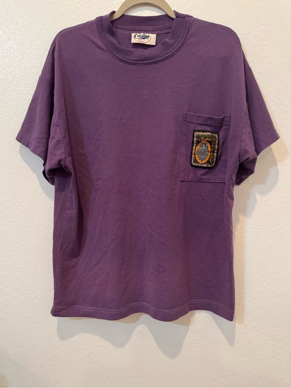 90’s Vintage Carlton Purple Pocket Tee